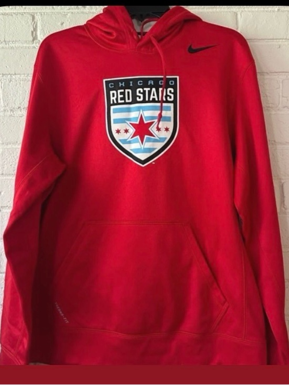 Nike Men’s Red Chicago Red Stars Crewneck Hoodie